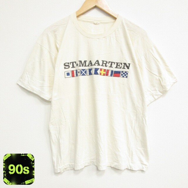 セントマーチン 90s 半袖Tシャツ ベージュ メンズL相当 | 古着