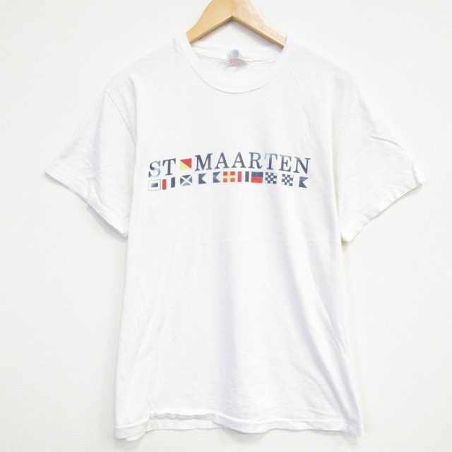ヘインズ 90s 半袖Tシャツ セントマーチン ホワイト メンズL相当 | 古着