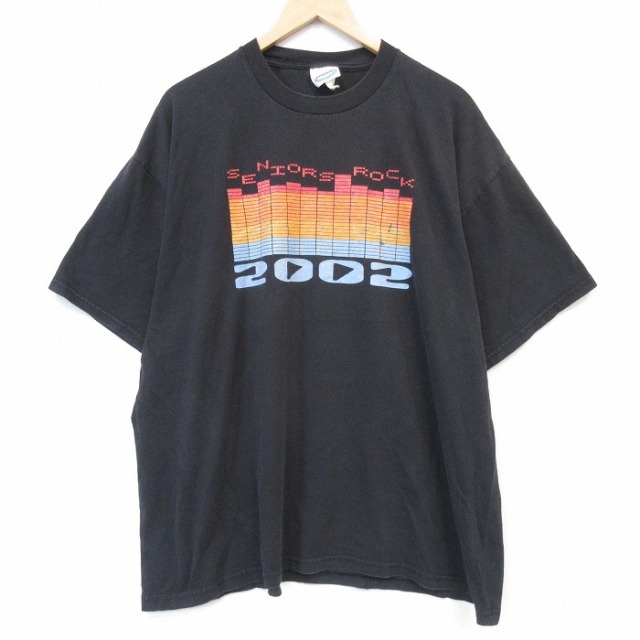 00s 半袖Tシャツ ブラック メンズXL相当 | 古着