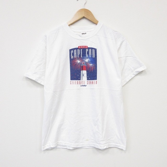 00s 半袖Tシャツ ケープコッド ホワイト メンズM相当 | 古着