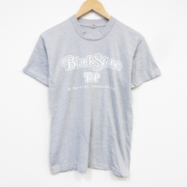 スクリーンスターズ 80s 半袖Tシャツ ブラックストーン グレー メンズM相当 | 古着