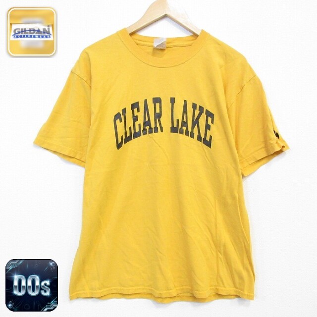 00s 半袖Tシャツ CLEAR イエロー メンズL相当 | 古着