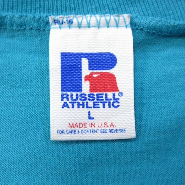 古着通販 L☆古着 ラッセル 半袖 ビンテージ Tシャツ メンズ 90年代