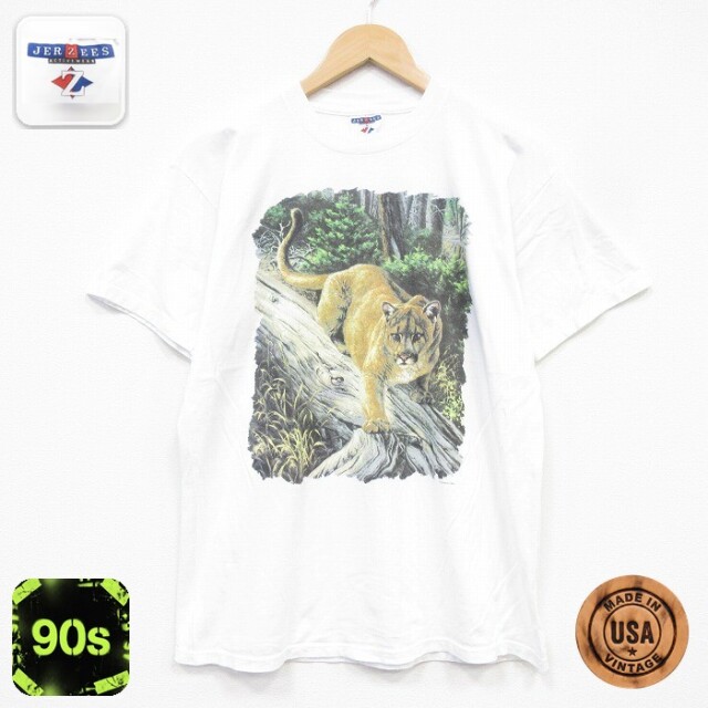 ピューマ 90s 半袖Tシャツ ホワイト L | 古着 26aug28
