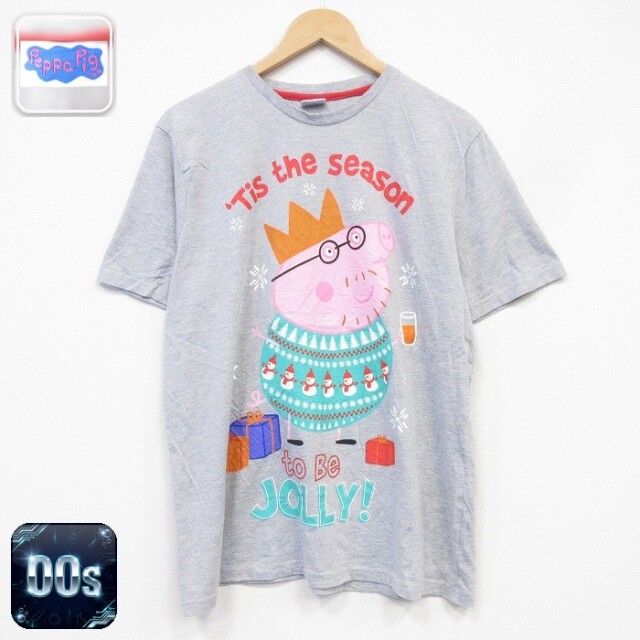 00s 半袖Tシャツ アニメ グレー XL | 古着 26aug28