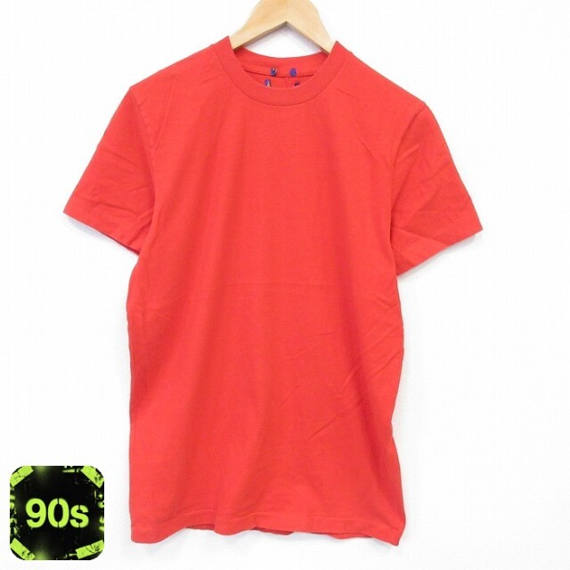 90s 半袖Tシャツ レッド メンズM相当 | 古着