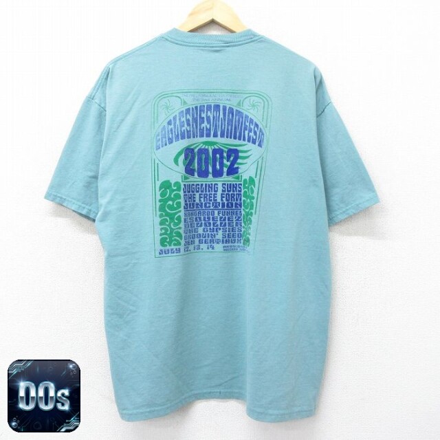 00s 半袖Tシャツ イーグルスネストジャムフェスト グリーン XL | 古着