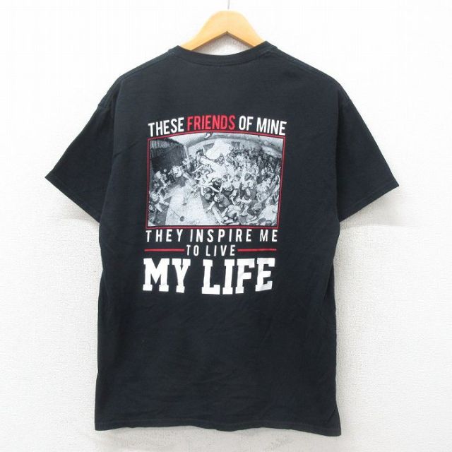 00s 半袖Tシャツ ゴーストシップ ブラック L | 古着