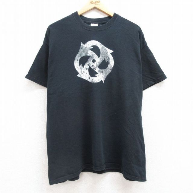 【50%OFF】XL★古着 半袖 ビンテージ ロック バンド Tシャツ メンズ 00年代 00s スティーヴウィンウッド 大きいサイズ コットン クルーネック 黒 ブラック 25jul10 中古