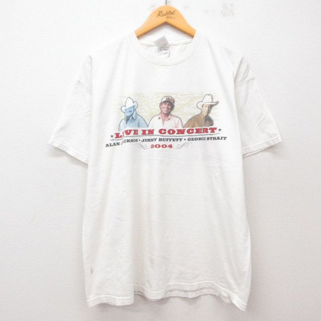 フルーツオブザルーム 00s 半袖Tシャツ アランジャクソン ホワイト XL | 古着