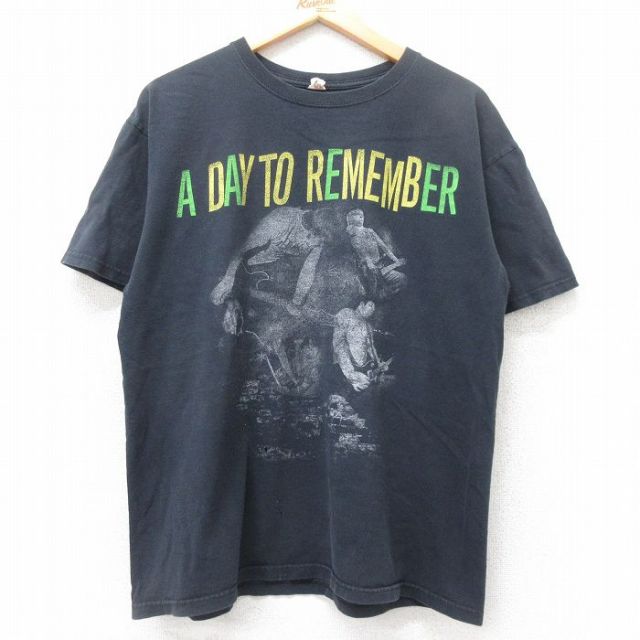古着通販 XL☆古着 半袖 ビンテージ ロック バンド Tシャツ メンズ 00