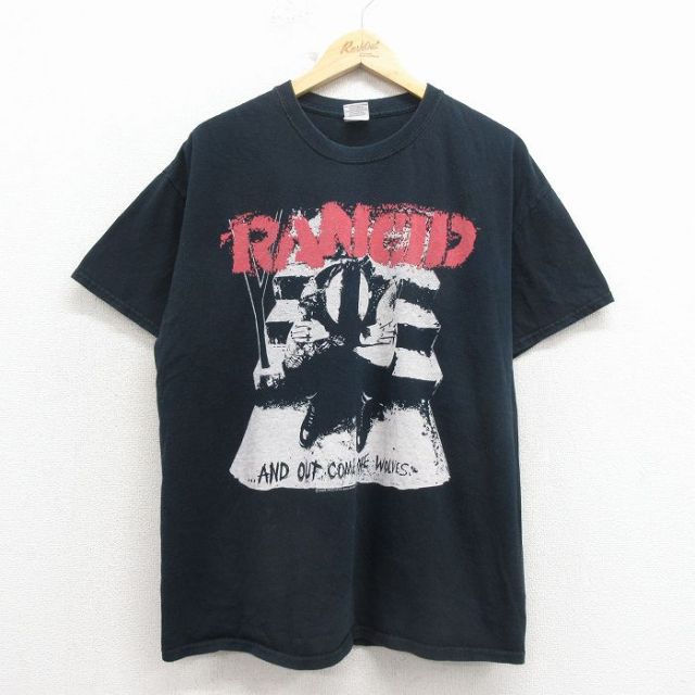 ランシド 00s 半袖Tシャツ ブラック メンズXL相当 | 古着
