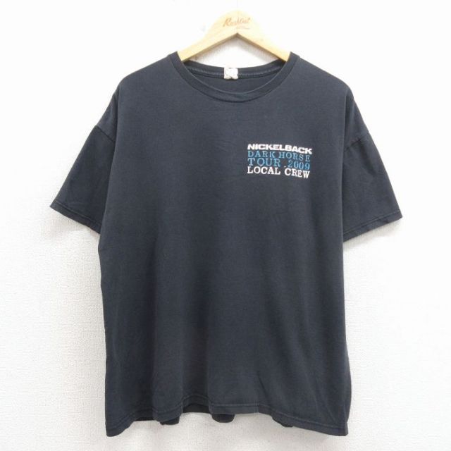 ニッケルバック 00s 半袖Tシャツ ブラック XL | 古着