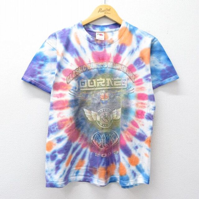 フルーツオブザルーム 00s 半袖Tシャツ ロックバンド ホワイトタイダイ メンズL相当 | 古着