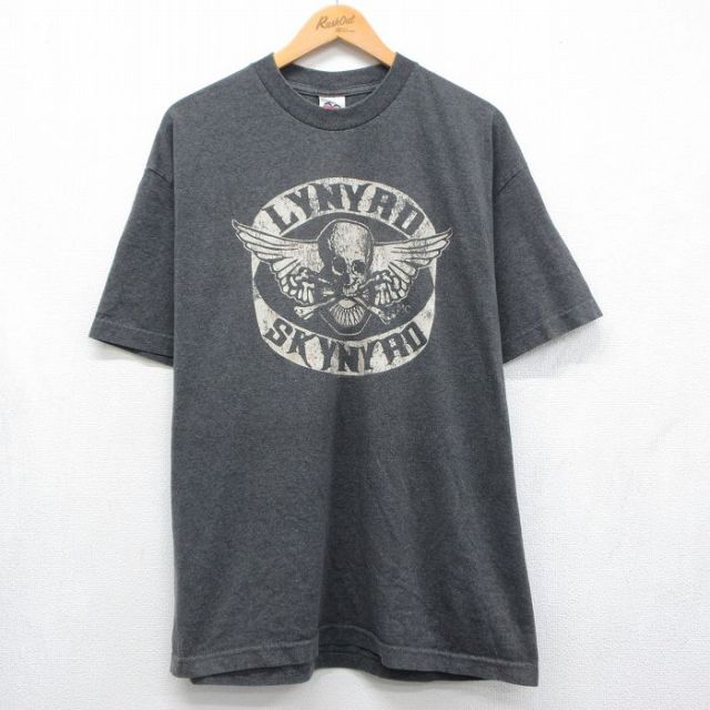 古着通販 XL☆古着 半袖 ビンテージ ロック バンド Tシャツ メンズ 00
