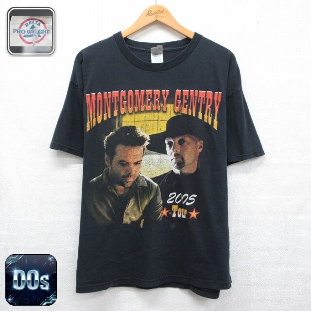 【20%OFF】モンゴメリージェントリー 00s 半袖Tシャツ ロックバンド ブラック メンズXL相当 | 古着