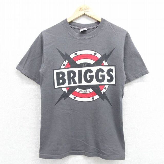 00s 半袖Tシャツ ザブリッグス グレー メンズS相当 | 古着