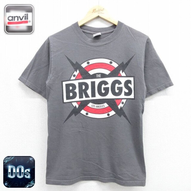 00s 半袖Tシャツ ザブリッグス グレー メンズS相当 | 古着