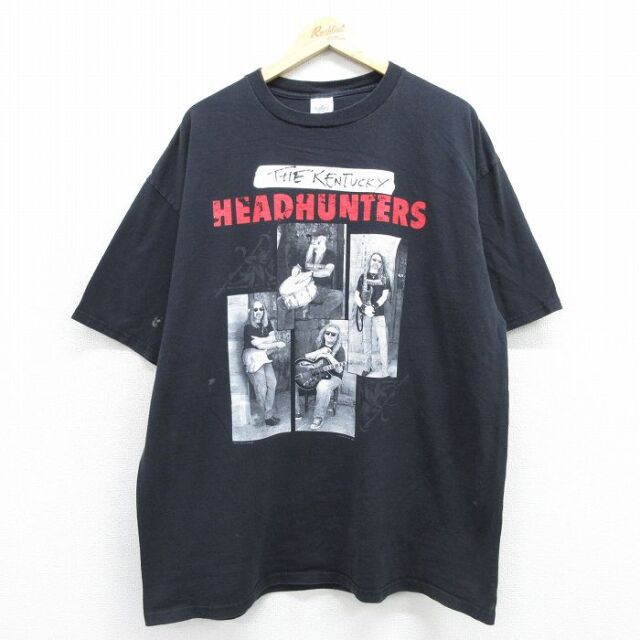 古着通販 XL☆古着 半袖 ビンテージ ロック バンド Tシャツ メンズ 90