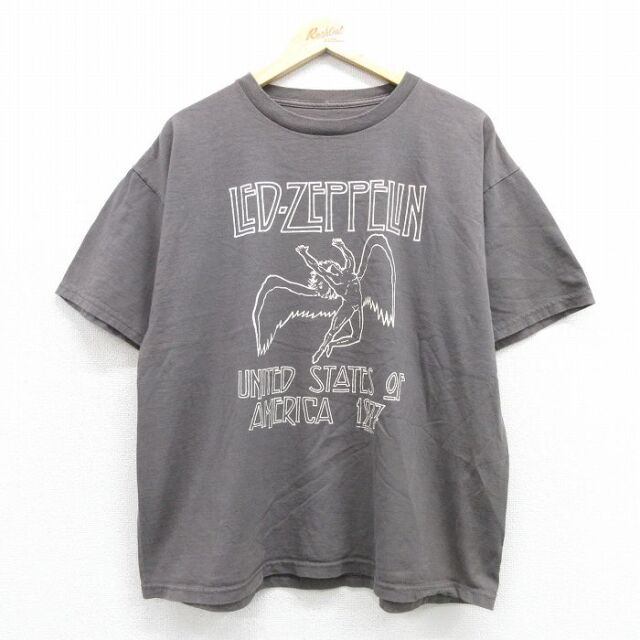 00s 半袖Tシャツ レッドツェッペリン グレー メンズXL相当 | 古着