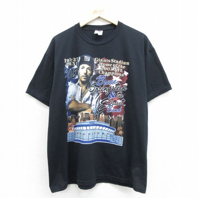 ブルーススプリングスティーン 00s 半袖Tシャツ ブラック メンズXL相当 | 古着