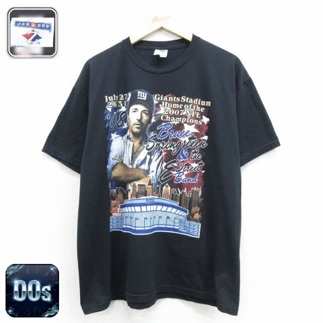 ブルーススプリングスティーン 00s 半袖Tシャツ ブラック メンズXL相当 | 古着