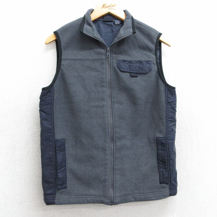 【50%OFF】古着 ギャップ GAP フリース ベスト レディース 00年代 00s 濃グレー 25feb08 中古 アウター