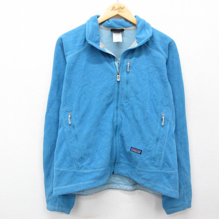 古着 パタゴニア patagonia 長袖 フリース ジャケット レディース レギュレーター ポーラテック 水色 25feb12 中古 アウター ジャンパー ブルゾン