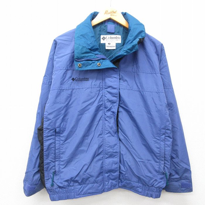 古着 コロンビア COLUMBIA 長袖 ナイロン ジャケット レディース 00年代 00s Bugaboo 大きいサイズ 紫系他 パープル 25feb12 中古 アウター ウインドブレーカー