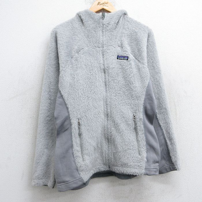 古着 パタゴニア patagonia 長袖 フリース ジャケット パーカー レディース ラグラン ポーラテック グレー 25feb17 中古 アウター ジャンパー ブルゾン
