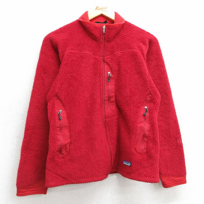 古着 パタゴニア patagonia 長袖 フリース ジャケット レディース ポーラテック 赤 レッド 25feb17 中古 アウター ジャンパー ブルゾン