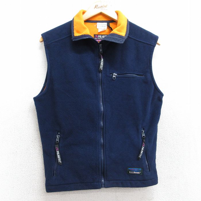 古着 エルエルビーン LLBEAN フリース ベスト レディース 80年代 80s ポーラテック 紺 ネイビー 25oct04 中古 アウター