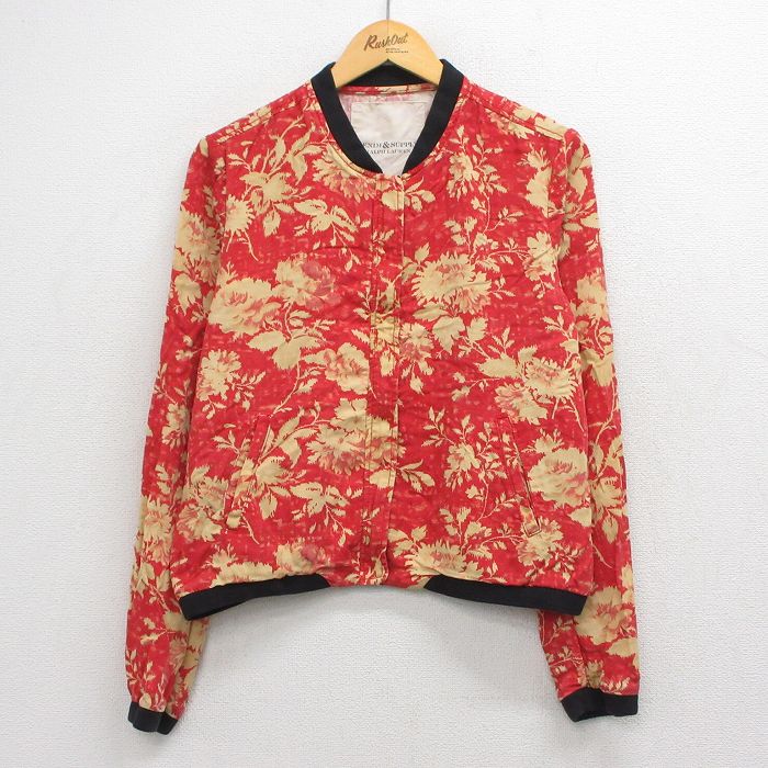 古着 ラルフローレン デニムアンドサプライ 長袖 ブランド ジャケット レディース 花 コットン タロン 赤他【spe】 26apr27