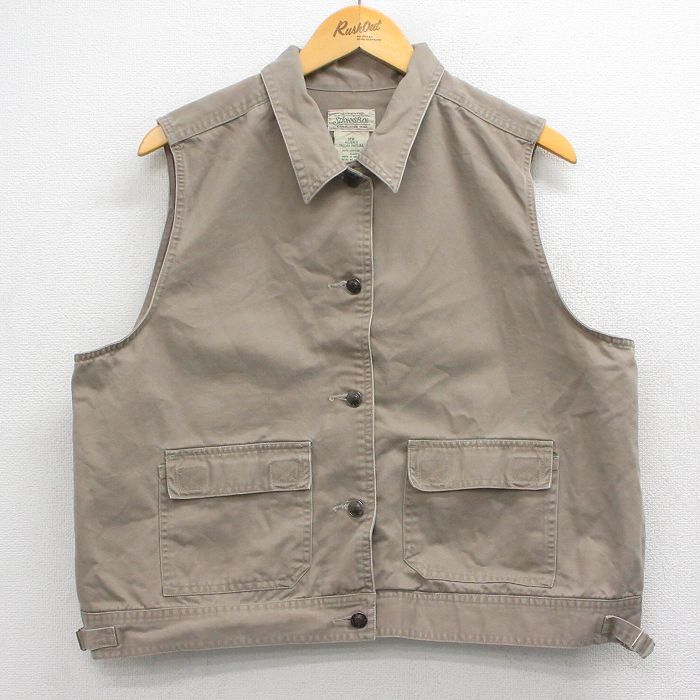 古着 セントジョンズベイ ベスト レディース 00年代 00s コットン 茶系【spe】 26apr28