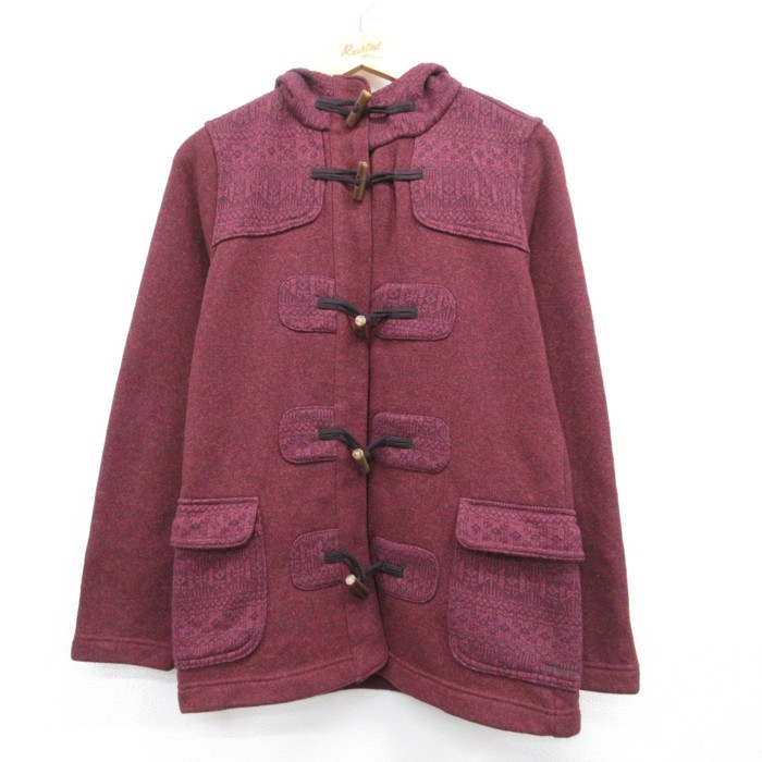 古着 パタゴニア patagonia 長袖 パーカー レディース ダブル ベター ジャケット ポリエステル バーガンディ 霜降り 26aug25