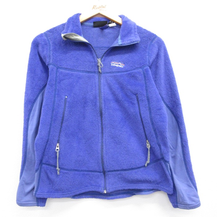 古着 パタゴニア patagonia 長袖 フルジップ レディース 00年代 00s ジャケット フリース Polartec USA製 ブルー【spe】 26aug31
