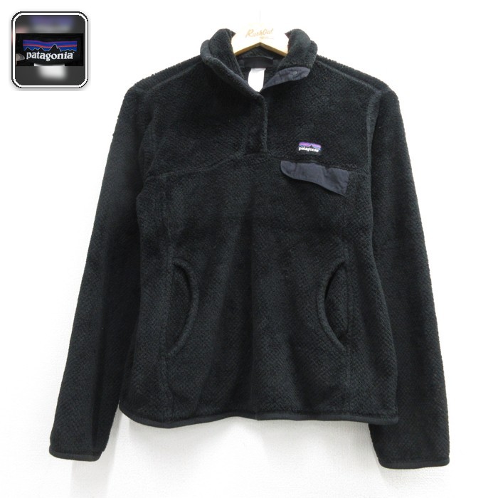 古着 パタゴニア patagonia 長袖 レディース ジャケット ポーラテック Re-Tool スナップT ポリエステル ブラック 26sep15