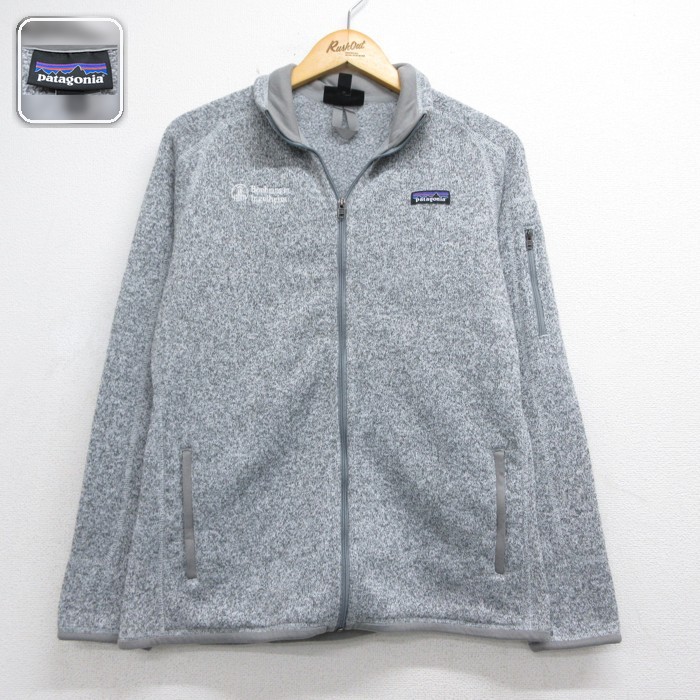 古着 パタゴニア patagonia 長袖 ビンテージ フルジップ レディース フリース ベターセーター ジャケット ポリエステル グレー 霜降り 26sep28