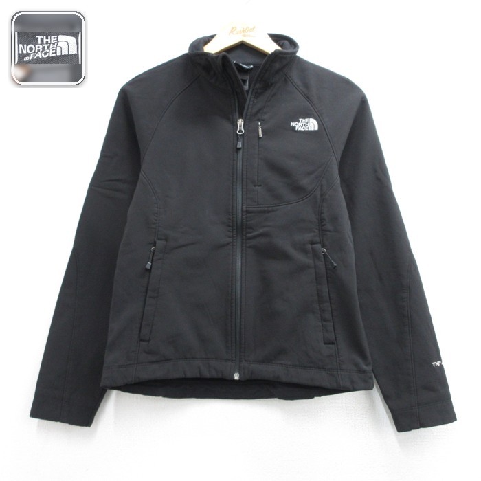 古着 ノースフェイス THE NORTH FACE 長袖 フルジップ レディース ジャケット TNF APEX ブラック 26oct02