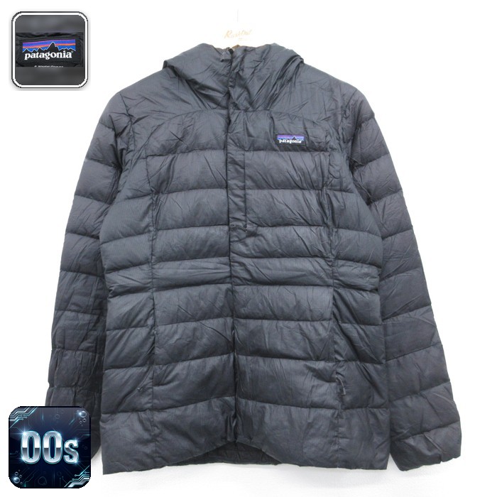 古着 パタゴニア patagonia 長袖 パーカー レディース 00年代 00s ジャケット ダウン ポリエステル ブラック 26oct05