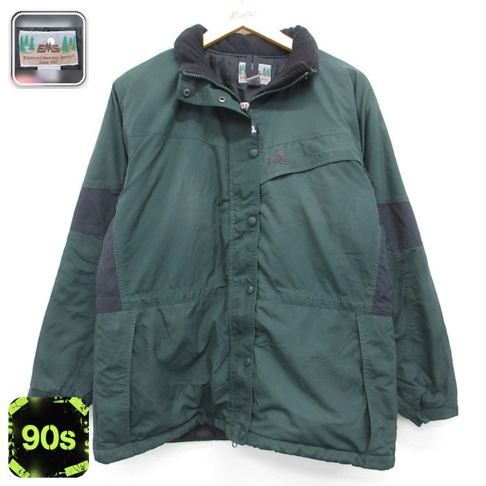 古着 EMS 長袖 ナイロン レディース 90年代 90s ジャケット グリーン【spe】 26oct09