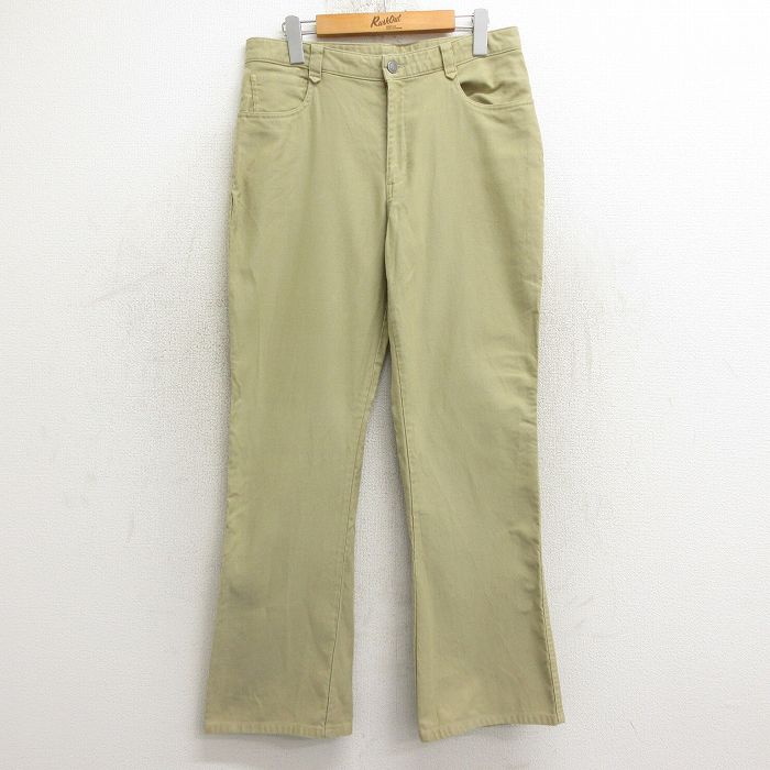 【50%OFF】古着 パタゴニア patagonia パンツ レディース フレア オーガニックコットン ベージュ カーキ 【spe】 24nov13 中古 ボトムス