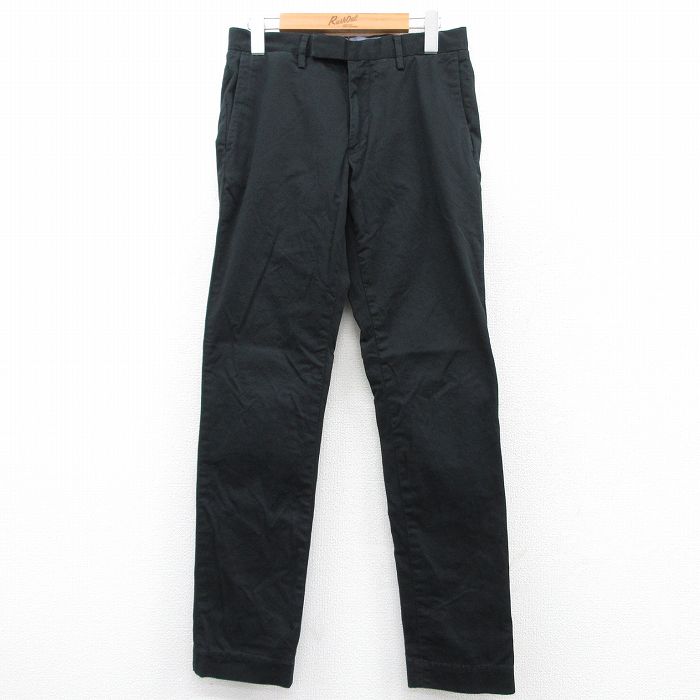 【20%OFF】古着 ラルフローレン Ralph Lauren ブランド スラックス パンツ レディース 黒 ブラック 25jan20 中古 ボトムス