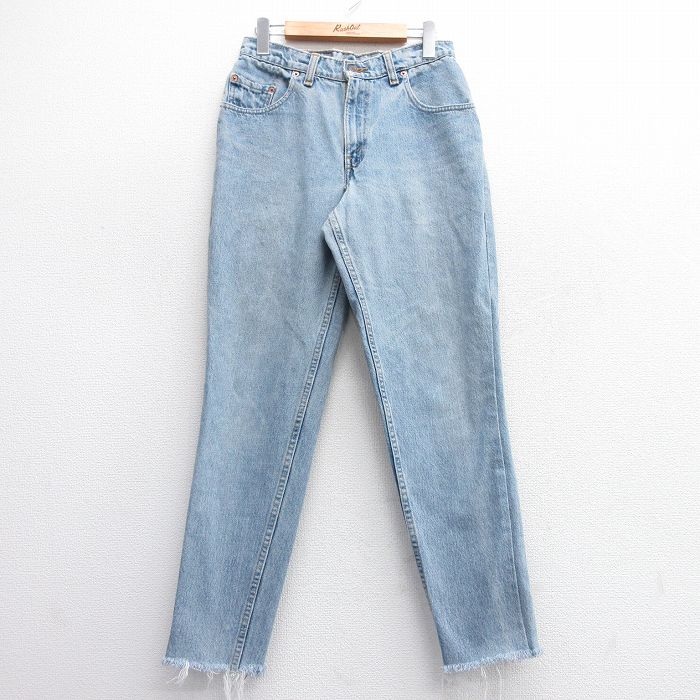 【20%OFF】古着 リーバイス Levis 560 ジーンズ レディース 00年代 00s テーパード 紺 ネイビー デニム 25feb17 中古 ボトムス ジーパン Gパン ロング パンツ
