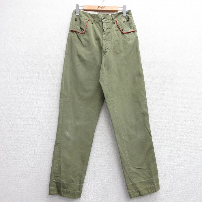 古着 ボーイスカウト パンツ レディース 80年代 80s タロン 緑 グリーン 25feb17 中古 ボトムス