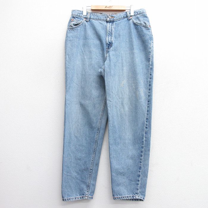 【50%OFF】古着 リーバイス Levis ジーンズ レディース 00年代 00s テーパード 紺 ネイビー デニム 25feb17 中古 ボトムス ジーパン Gパン ロング パンツ