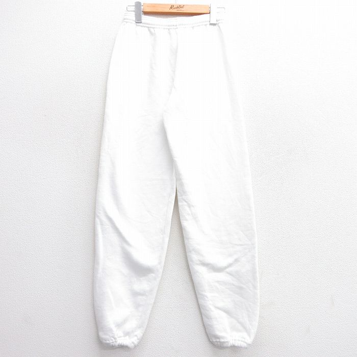 古着 ジャージーズ スウェット パンツ レディース 80年代 80s 無地 USA製 白 ホワイト 25feb17 中古 ボトムス