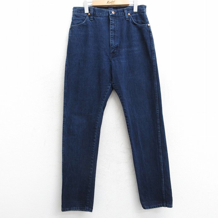 古着 ラングラー Wrangler ジーンズ レディース 90年代 90s コットン USA製 濃紺 ネイビー デニム 25feb21 中古 ボトムス ジーパン Gパン ロング パンツ