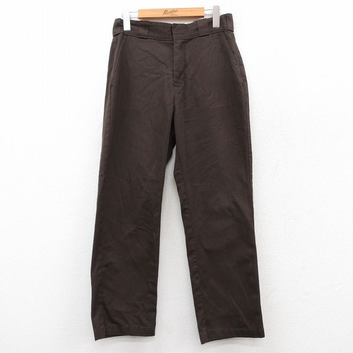 古着 ディッキーズ Dickies ワーク パンツ レディース 茶 ブラウン 25mar28 中古 ボトムス