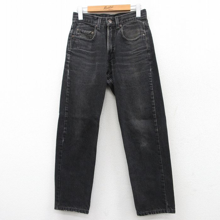 古着 ギャップ GAP ジーンズ レディース 90年代 90s コットン USA製 黒 ブラック 25mar28 中古 ボトムス ジーパン Gパン ロング パンツ